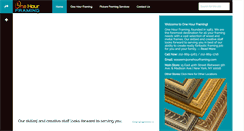 Desktop Screenshot of onehourframing.com